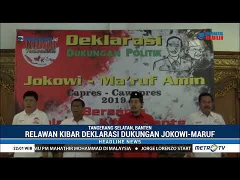Koalisi Barisan Rakyat Deklarasikan Dukungan untuk Jokowi-Ma'ruf
