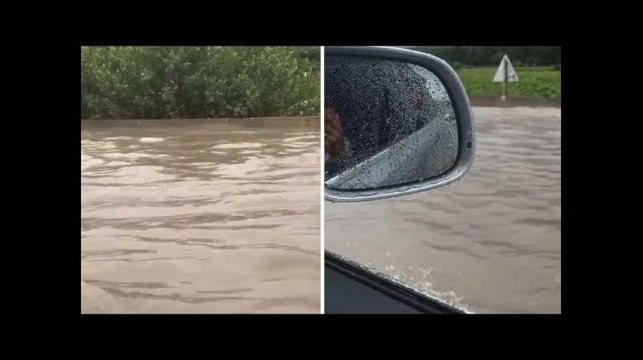 Orages: Près d’Avignon, les fortes pluies ont transformé l’autoroute A7 en fleuve