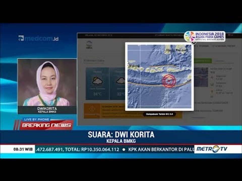 Dini Hari, Sumba Diguncang Gempa 6,3 SR