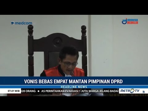 Sidang Korupsi : 4 Pimpinan DPRD Sulbar Divonis Bebas