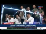 Seru ! Jokowi-Ma'ruf Naik Mobil Hias Ke KPU