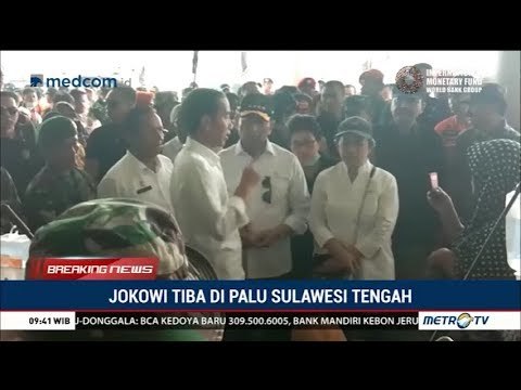 Presiden Jokowi Tiba Di Palu Untuk Kedua Kalinya Dalam Sepekan