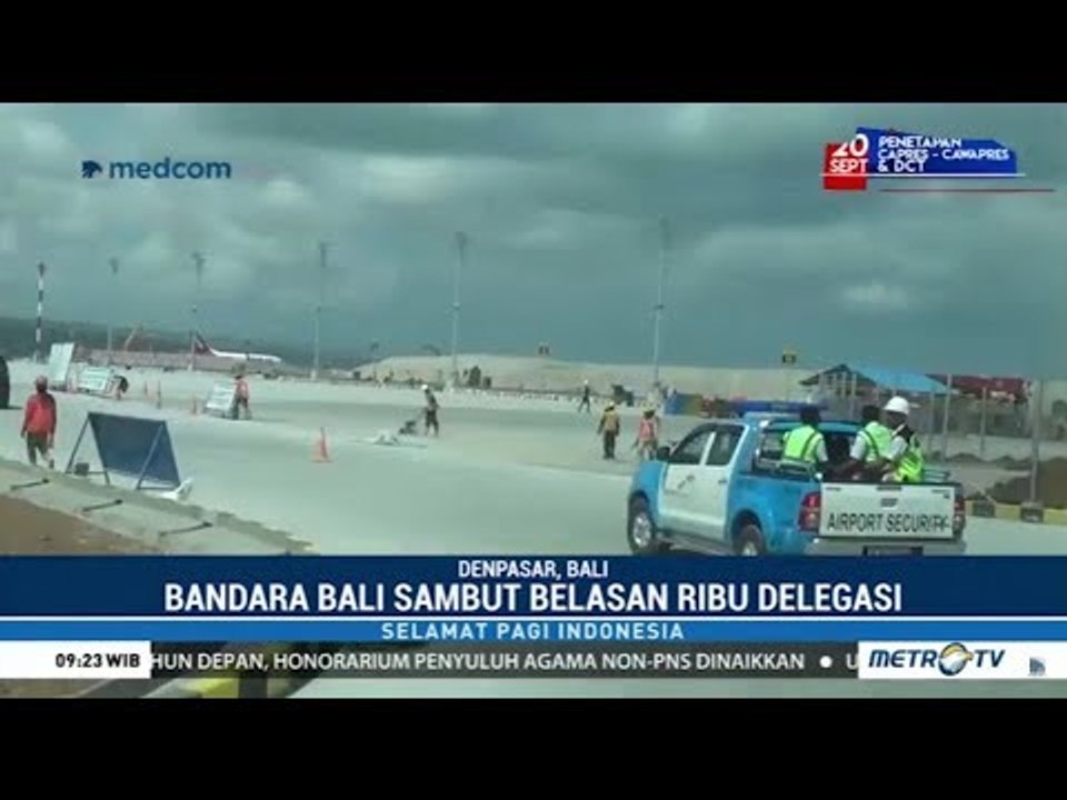 Sambut Belasan Ribu Delegasi IMF-Bank Dunia, Apron Bandara Ngurah Rai Diperluas