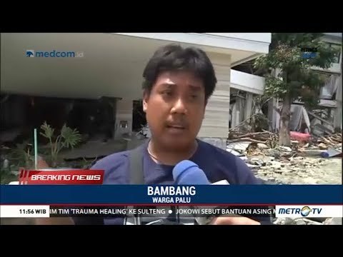 Bambang Mencari Istrinya Di Reruntuhan Hotel Mercure Palu