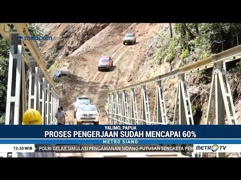 Di Papua Jokowi Bikin Jalan Baru 1.982 Kilometer, Warga Bangga Jalan Trans Papua