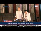 Suasana Jokowi-Ma'ruf Tiba Di Tugu Proklamasi Jelang Pengundian Nomor Urut Capres