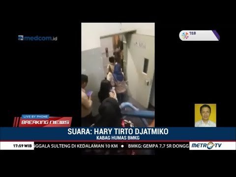 BMKG : Kekuatan Gempa Donggala 7,4 SR