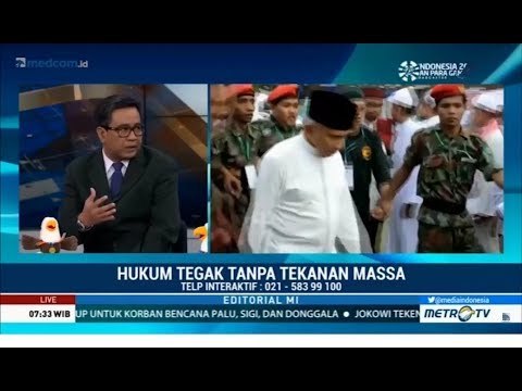 Hukum Tegak Tanpa Bawa-bawa Tekanan Massa