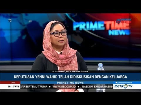 Alissa Wahid : Ini Alasan Keluarga Gus Dur Dukung Jokowi-Ma'ruf Amin