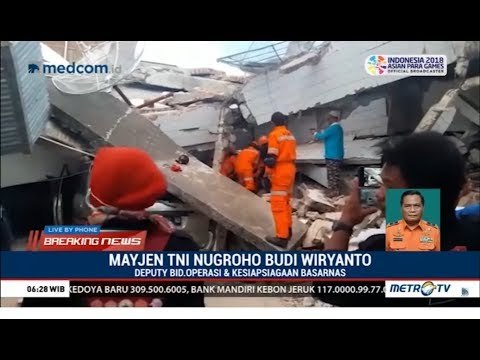Basarnas : Tim SAR Fokus Evakuasi Di Hotel Roa-Roa, Palu Grand Mall, dan Resto Dunia Baru