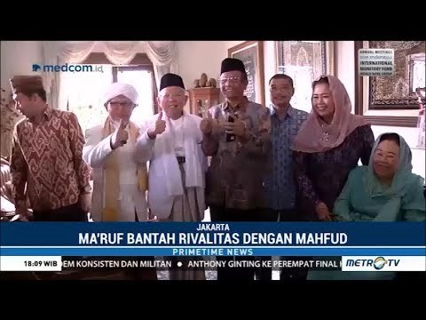 Keakraban Ma'ruf Amin Dan Mahfud MD