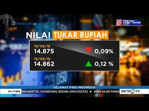 Rabu Pagi, Indeks Saham Menguat, Rupiah Bergerak Tipis