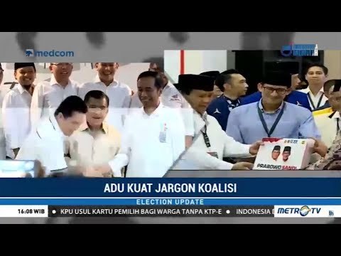 Adu Jargon ! Koalisi Indonesia Kerja vs Koalisi Indonesia Adil Makmur