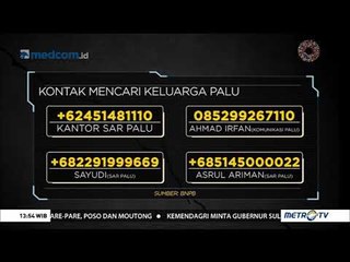Daftar Kontak yang Bisa Dihubungi Terkait Bencana di Palu