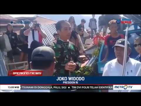 Presiden Jokowi Tiba di Palu