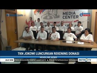 Tim Kampanye Jokowi-Ma'ruf Luncurkan Rekening Donasi