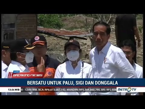 Jokowi Terdiam Di Kampung Petobo Yang Ditelan Bumi