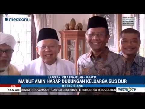 Ma'ruf Amin Sambangi Kediaman Gus Dur