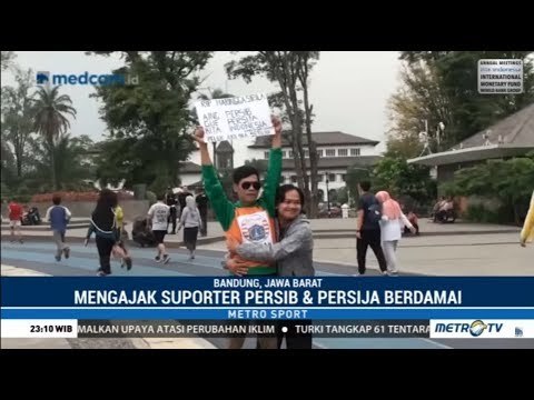 Cara Unik Ajak Suporter Persib & Persija Berdamai