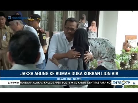 Jaksa Jadi Korban Jatuhnya JT610, HM Prasetyo ke Rumah Duka