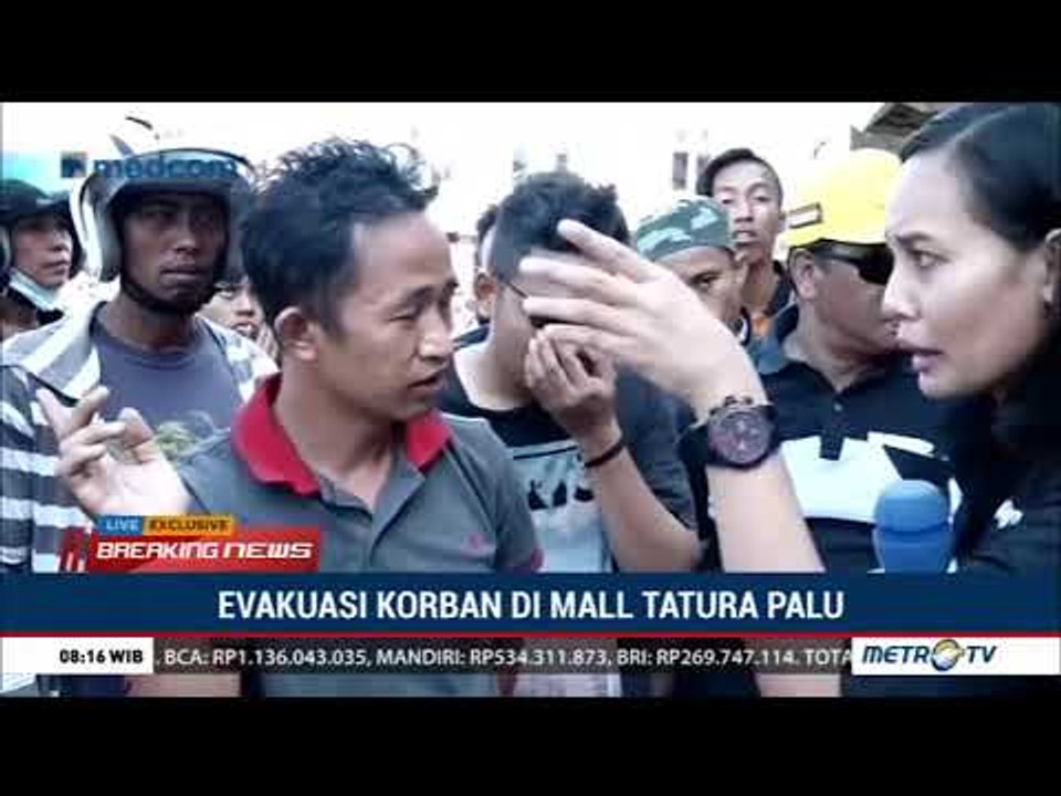 Exclusive, Proses Evakuasi Korban di Mal Tatura Palu