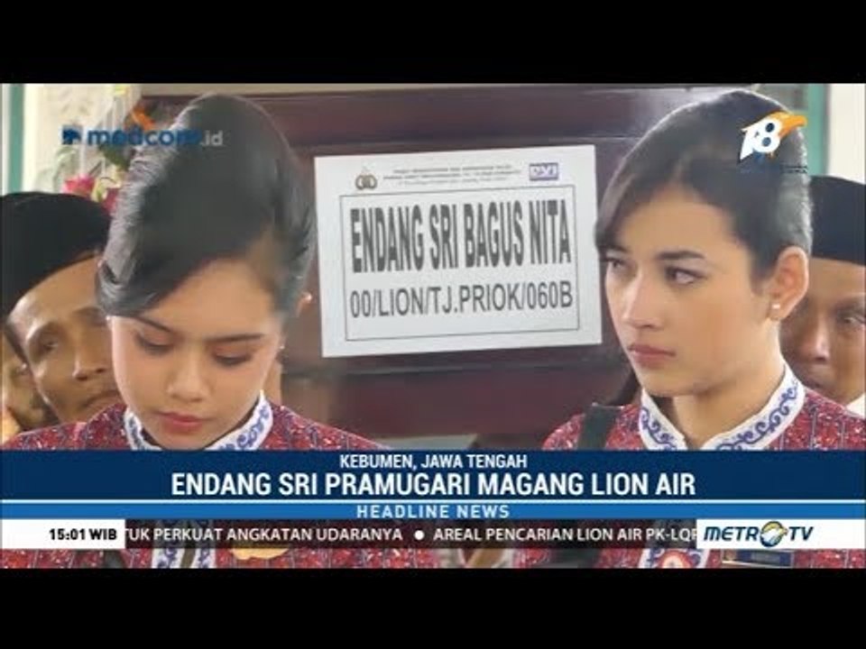 Isak Tangis Keluarga Iringi Pemakaman Pramugari Magang Lion Air JT610