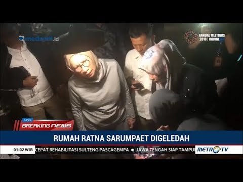 Suasana Penggeledahan Rumah Ratna Sarumpaet
