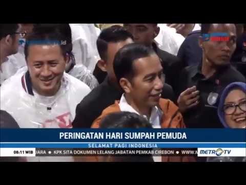 Jokowi & Milenial di Peringatan Sumpah Pemuda di Istana Bogor