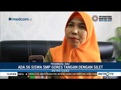 Aksi Nekat Puluhan Siswa di Pekanbaru Sayat Tangan Sendiri