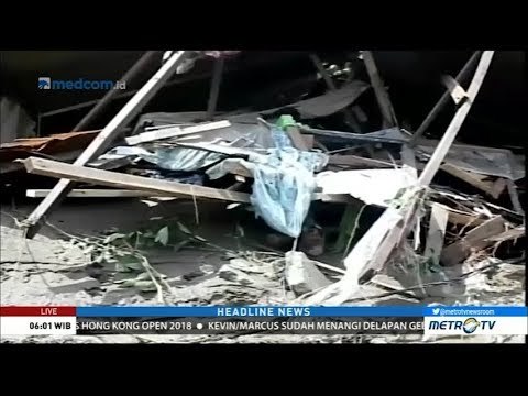 Lima Rumah Hancur Diterjang Luapan Sungai Krueng Pase Aceh