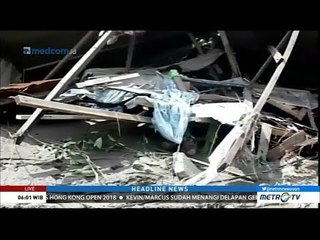 Lima Rumah Hancur Diterjang Luapan Sungai Krueng Pase Aceh