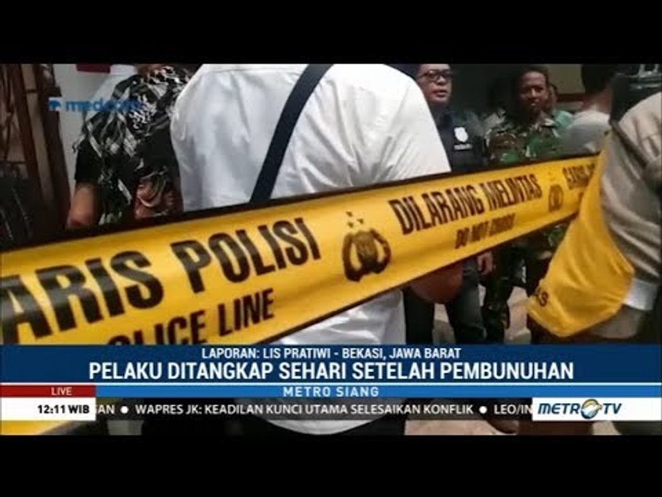 Polisi Prarekonstruksi Pembunuhan Satu Keluarga di Sukabumi