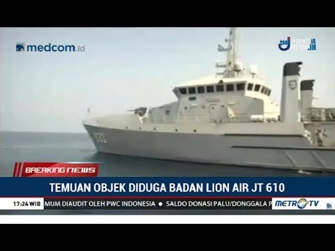 KRI Rigel Temukan Objek Diduga Lion Air JT610