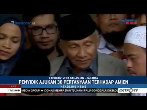 Senangnya Amien Rais Selesai Diperiksa : Pertanyaan Penyidik Tidak Menjebak