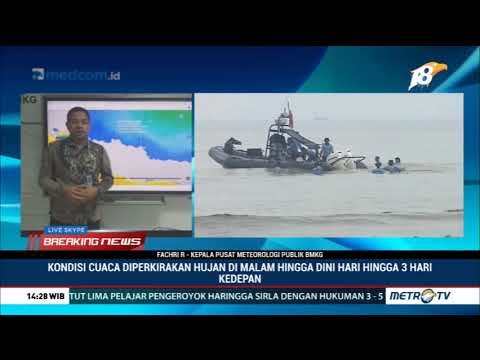 BMKG: Lokasi Pencarian Diprediksi Diguyur Hujan pada Malam Hari