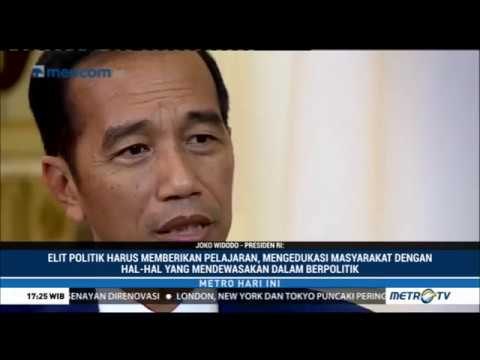 Jokowi: Jangan Sampai Kita Terjebak Hoaks dan Saling Fitnah