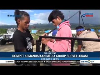 Dompet Kemanusiaan Media Group Dirikan Sekolah Darurat di Sulteng