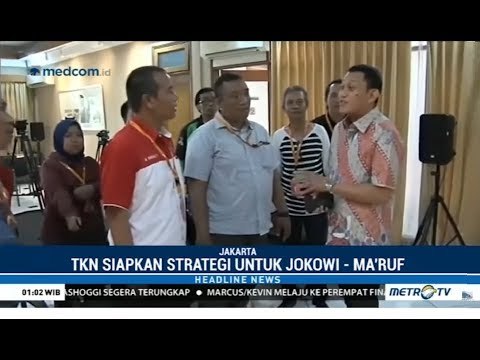 Mantap! TKN Jokowi-Ma'ruf: Jokowi Fokus Kerja, Ma'ruf Amin yang Kampanye