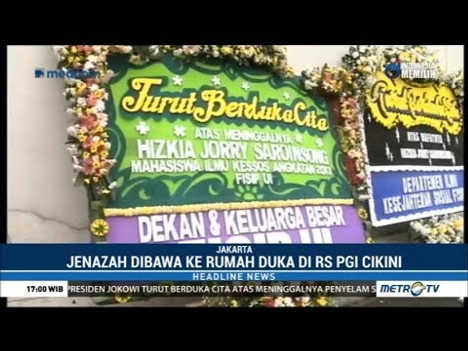 Jenazah Korban Lion Air Hizkia Jorry Diserahkan ke Keluarga