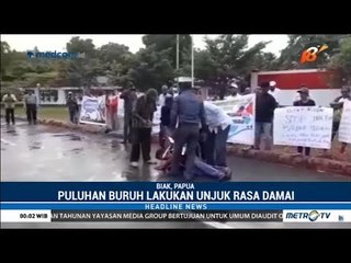 Aksi Unjuk Rasa Pekerja Tambang di Biak Dipicu Masalah Ini