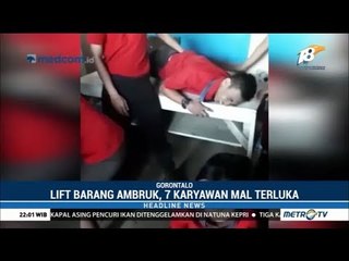 Lift Barang di Citimall Gorontalo Ambruk, Tujuh Karyawan Terluka