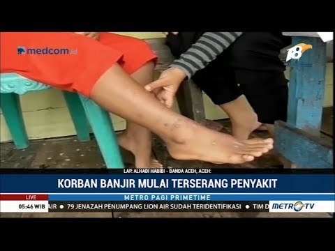 Korban Banjir di Aceh Singkil Mulai Terserang Penyakit
