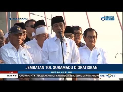 Tol Suramadu Digratiskan, Jokowi Ingin Tingkatkan Gairah Investasi di Madura