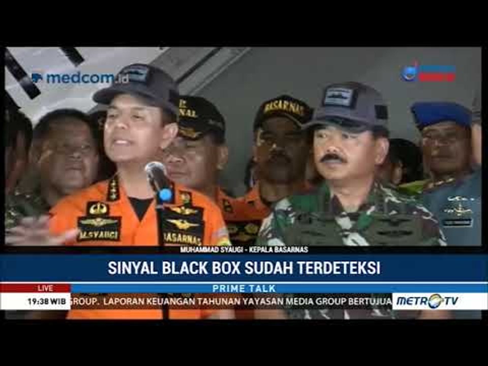 Basarnas: Sinyal Kotak Hitam Lion Air JT610 Terdeteksi
