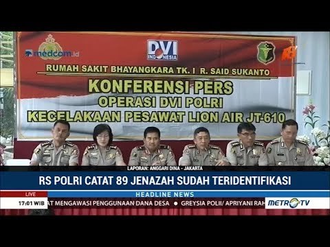Total 89 Korban Lion Air Telah Teridentifikasi