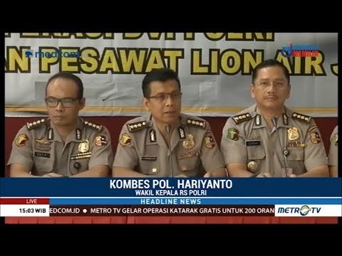 DVI Polri Kembali Identifikasi Tiga Jenazah Korban Lion Air