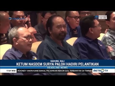 Surya Paloh Hadiri Pelantikan Pengurus NasDem Kuta Selatan
