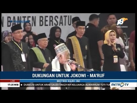 Keluarga Besar Tubagus Chasan Sochib Dukung Jokowi-Ma'ruf