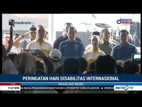 Jokowi Hadiri Peringatan Hari Disabilitas Internasional 2018