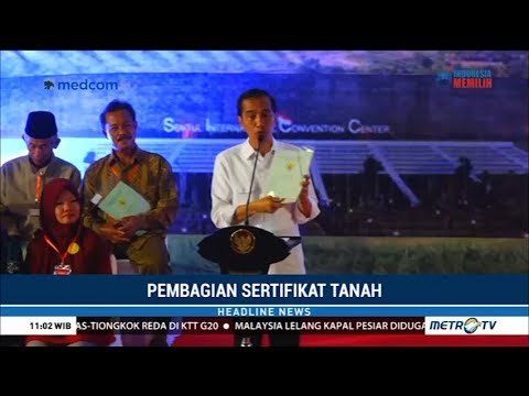 Jokowi Minta Proses Sertifikasi Tanah Dipercepat